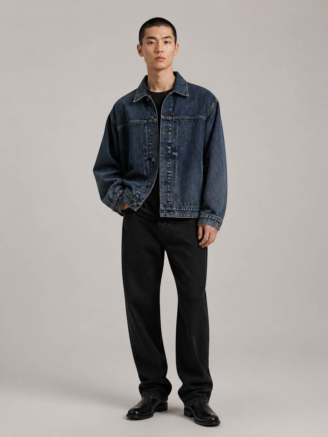 Oversize Denim Ceket